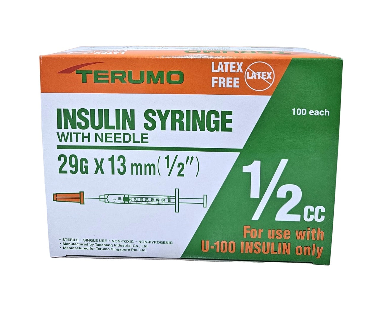 Insulin Syringe, 29gx1/2