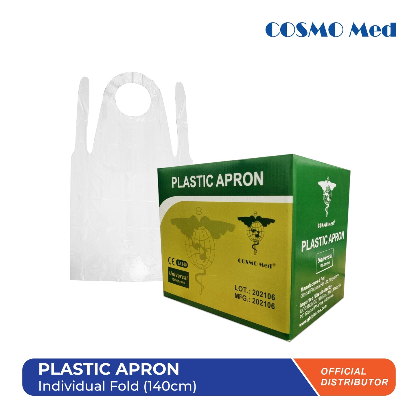 Plastic Apron Individual Fold