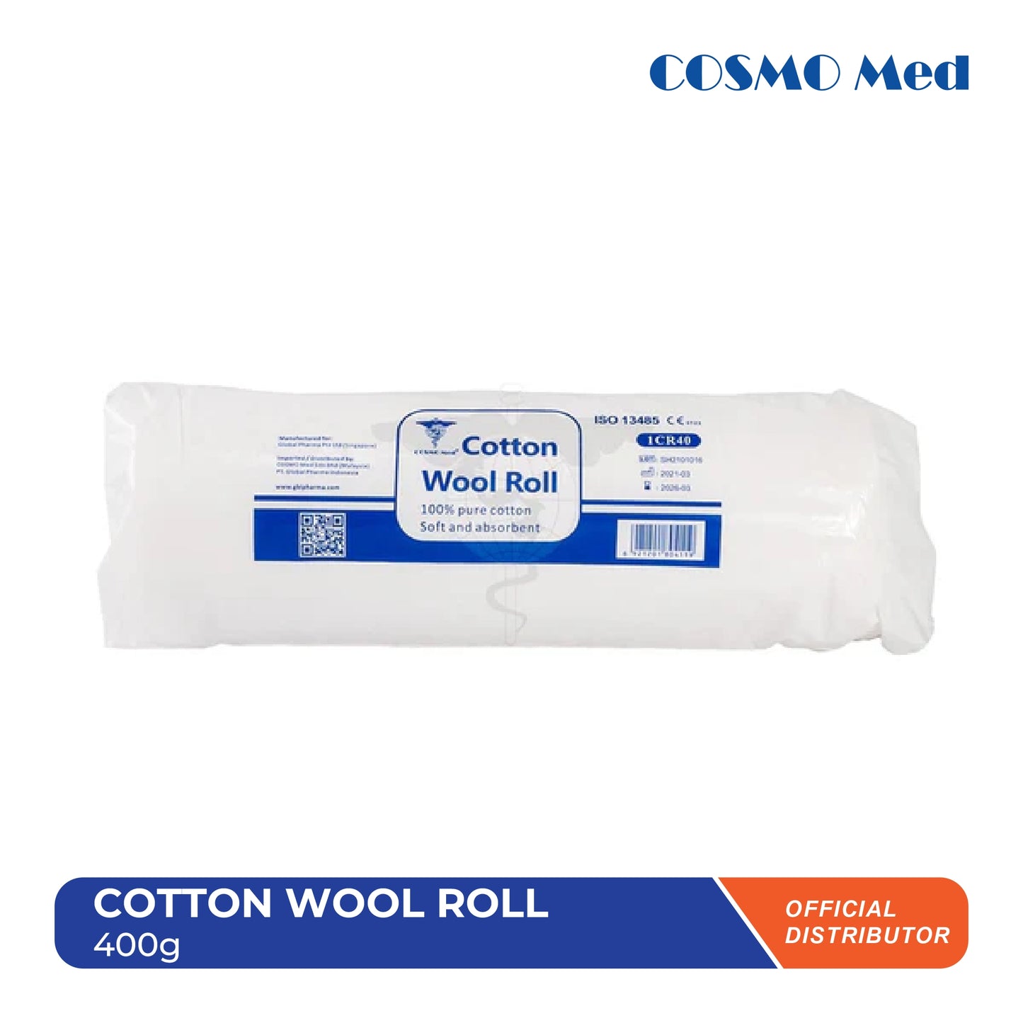 Cotton Wool Roll 400g