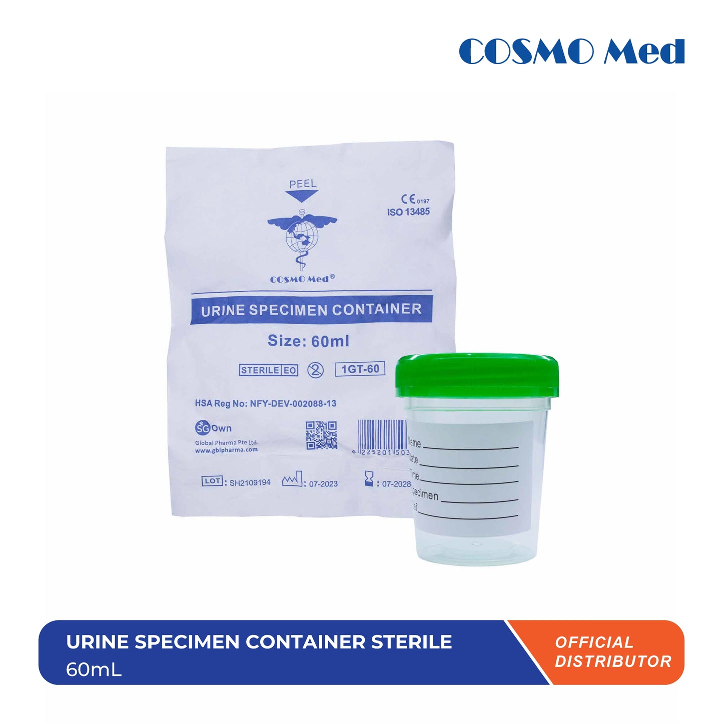 Urine Specimen Container Sterile