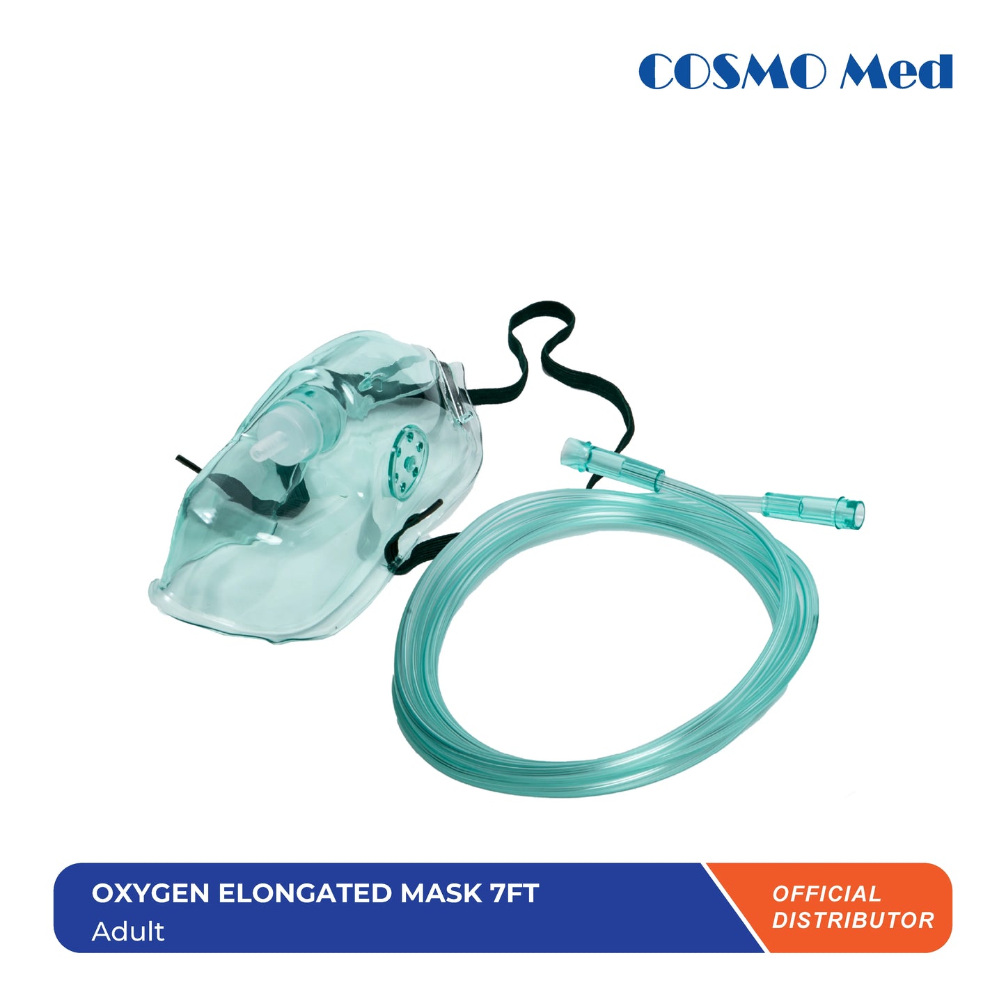 Oxygen Elongated Mask 7ft Adult