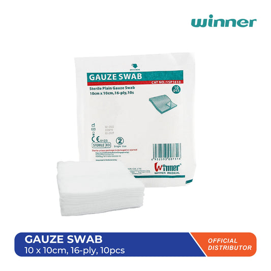 Gauze Swab 10 x 10cm (16ply - 10pcs)