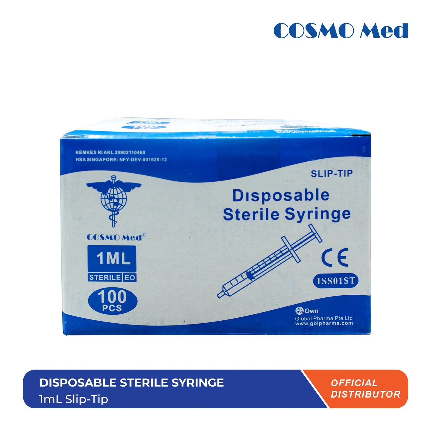 Disposable Sterile Syringe Slip Tip