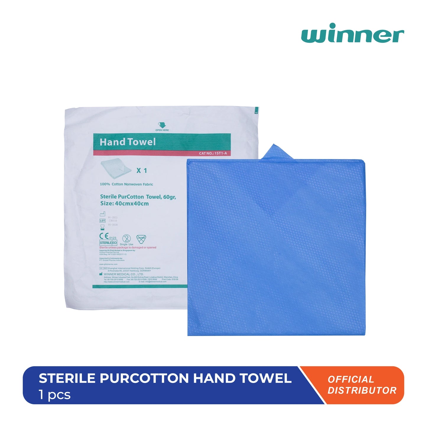 Sterile Purcotton Hand Towel