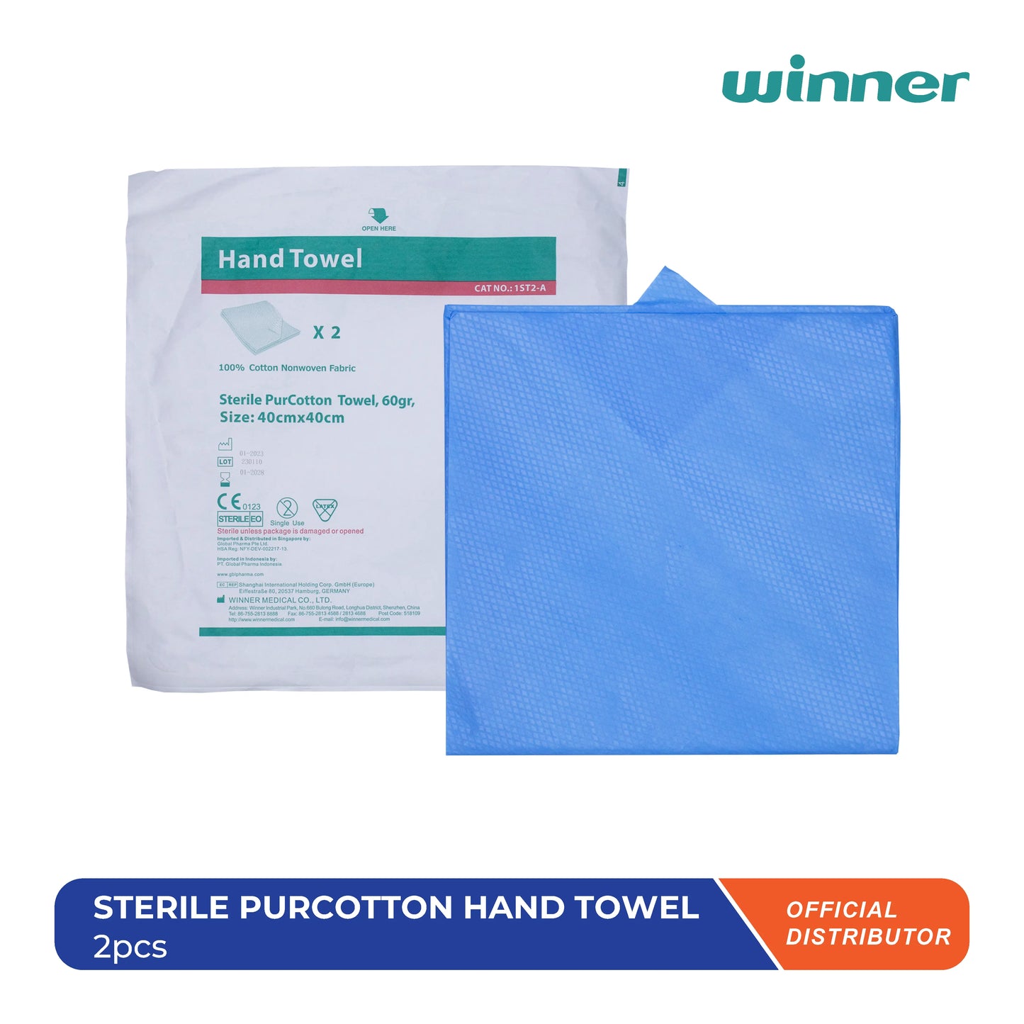 Sterile Purcotton Hand Towel