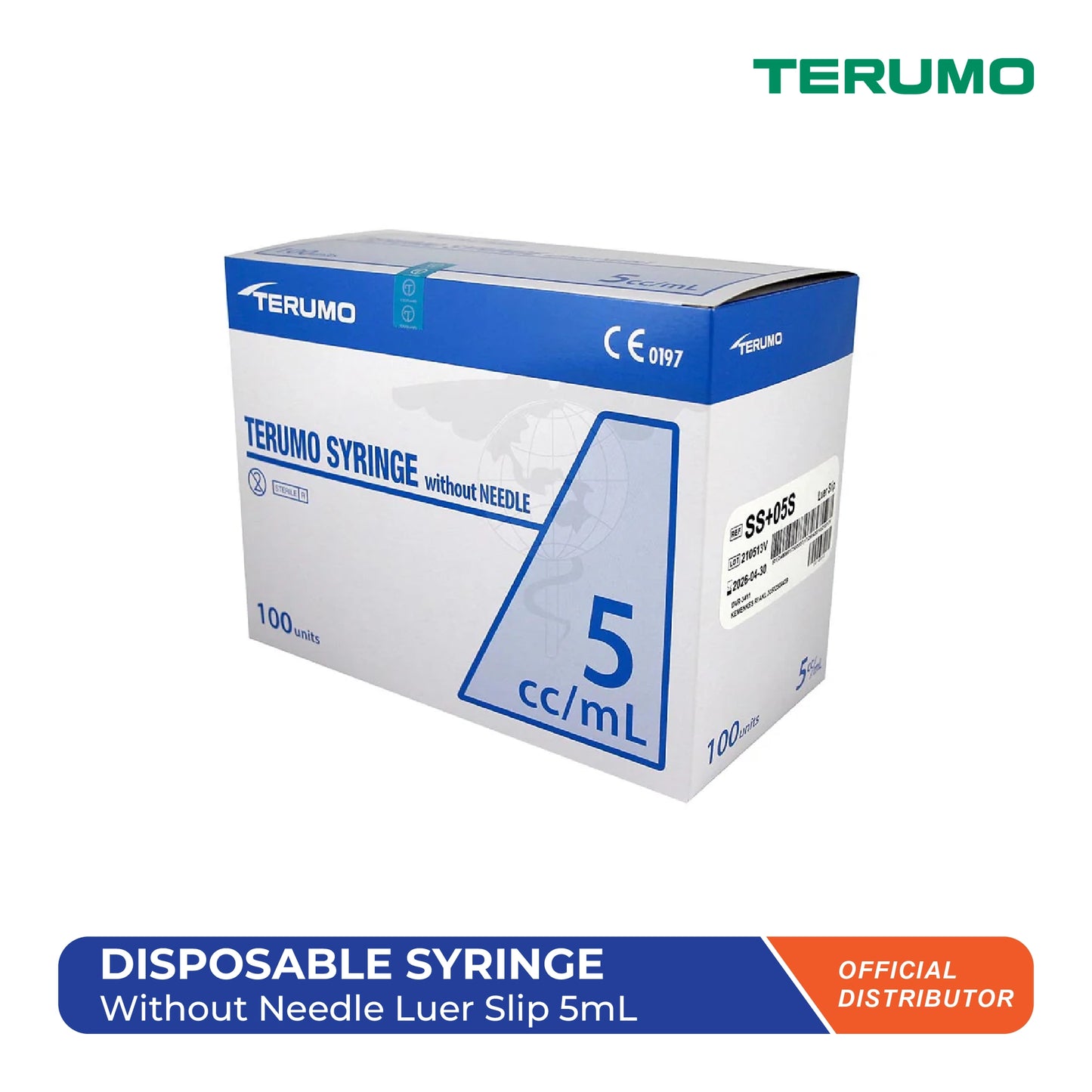 Disposable Syringe Without Needle Luer Slip 5ml