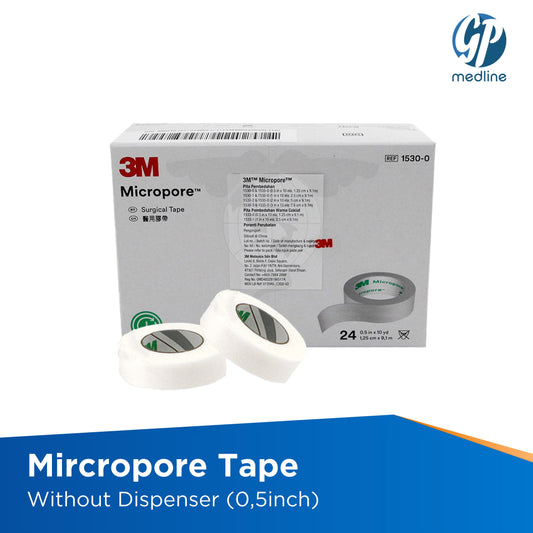 Micropore Tape Without Dispenser 0.5 inch
