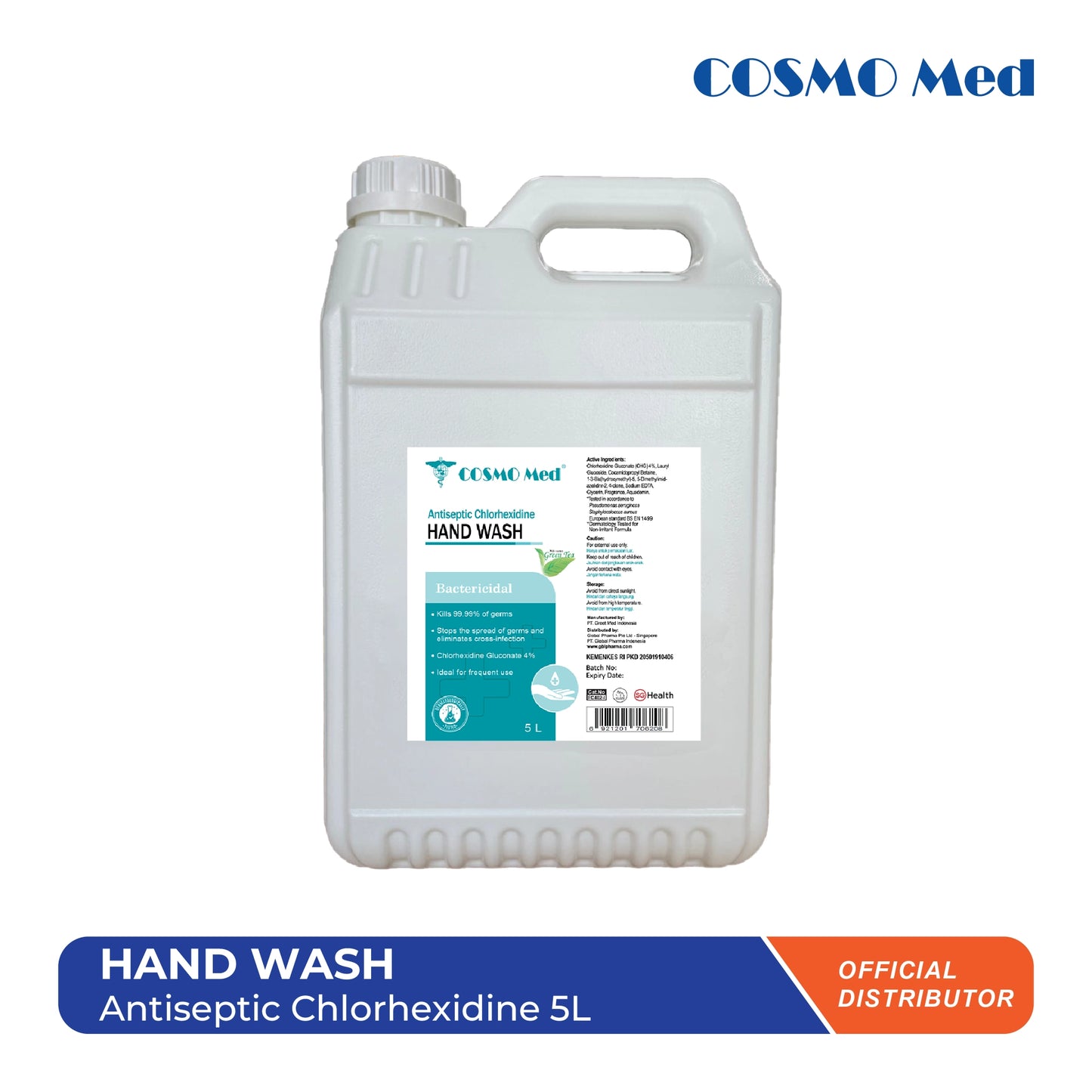 Hand Wash Antiseptic Chlorhexidine