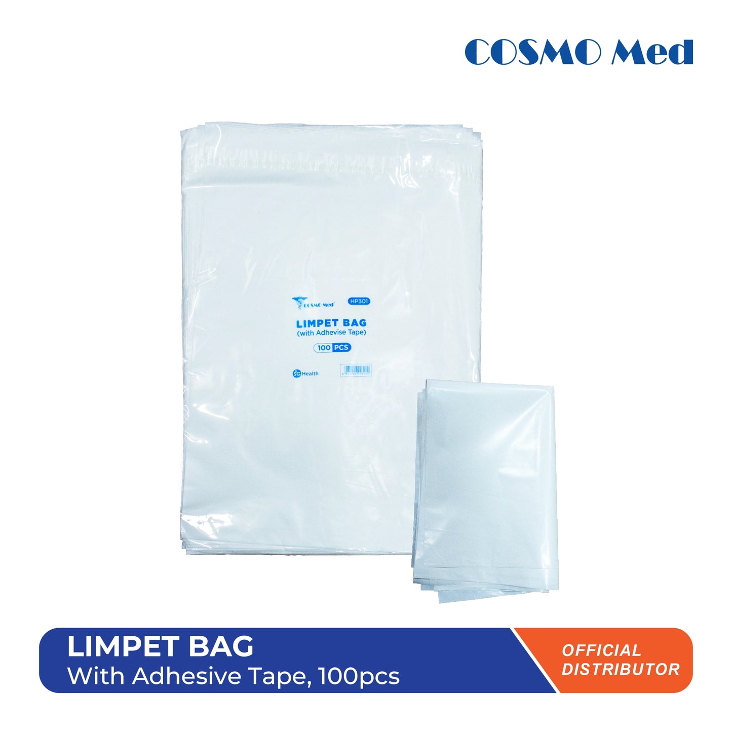 Limpet Bag with Adhesive Tape