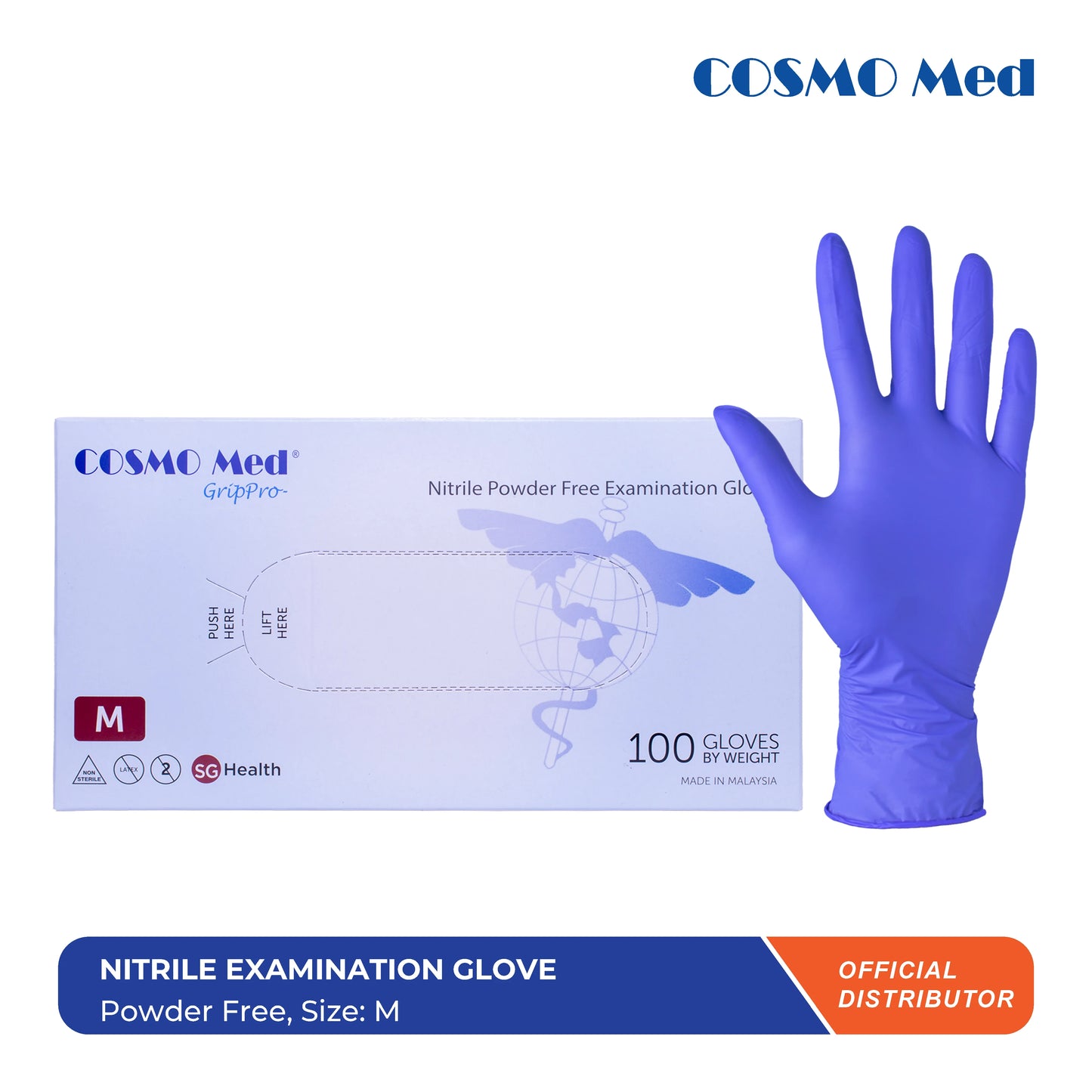 Nitrile Examination Glove Powder Free