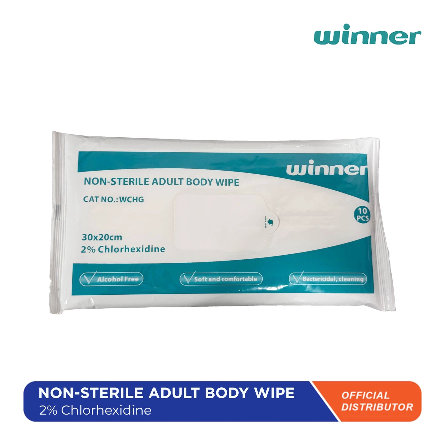 Non-Sterile Adult Body Wipes