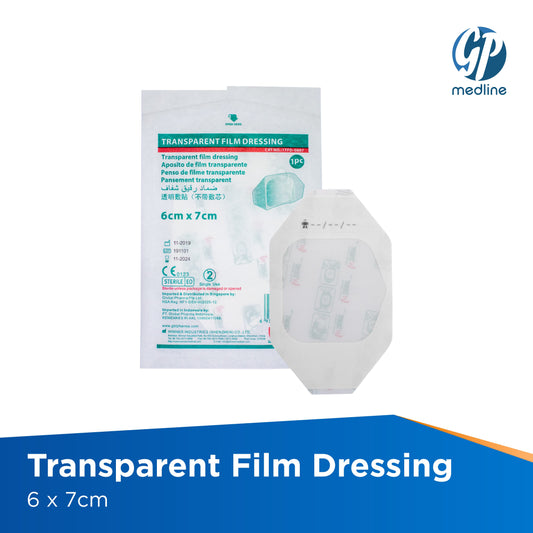Transparent Film Dressing 6 x 7cm